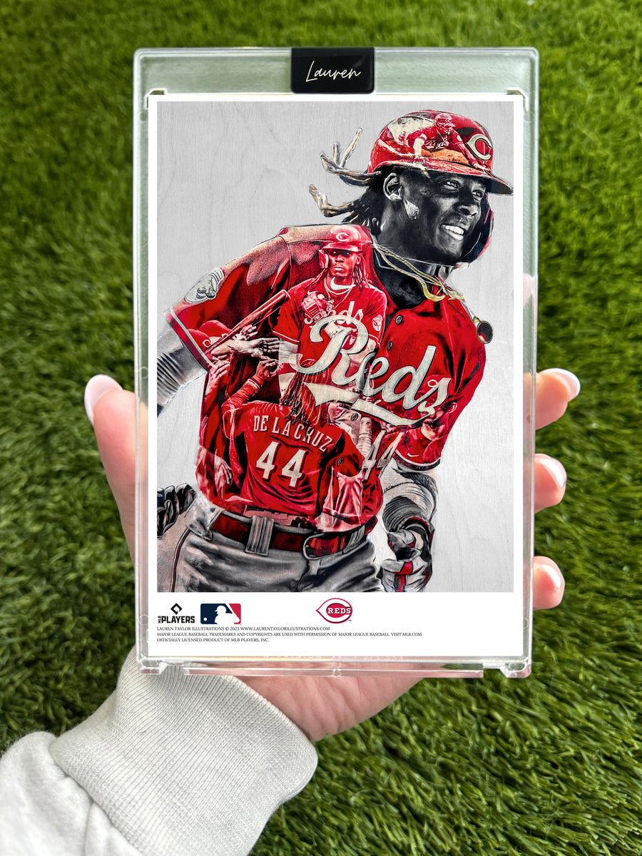 エリー」（エリー・デラクルーズ）MLBプリントコレクタブル 4x6アート
