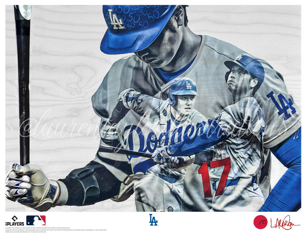 "50/50 Club" (Shohei Ohtani) Los Angeles Dodgers Officially Licensed