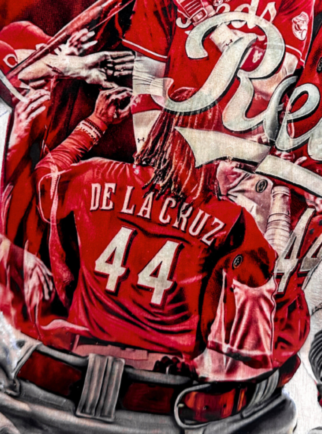 "Elly” (Elly De La Cruz) Cincinnati Reds - 1/1 Original on Wood