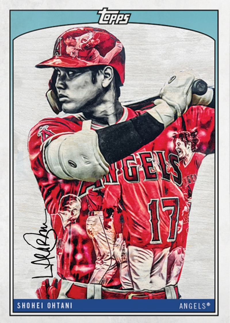 Shohei Ohtani — original artist-autographed LTX card