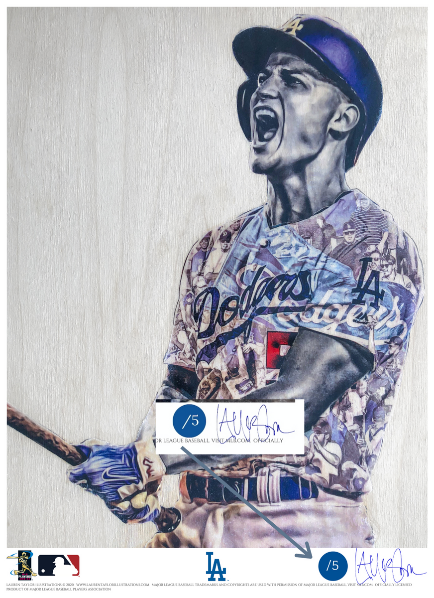 Texas Seager (Corey Seager) Texas Rangers - Officially Licensed MLB Print  - Limited Release /500