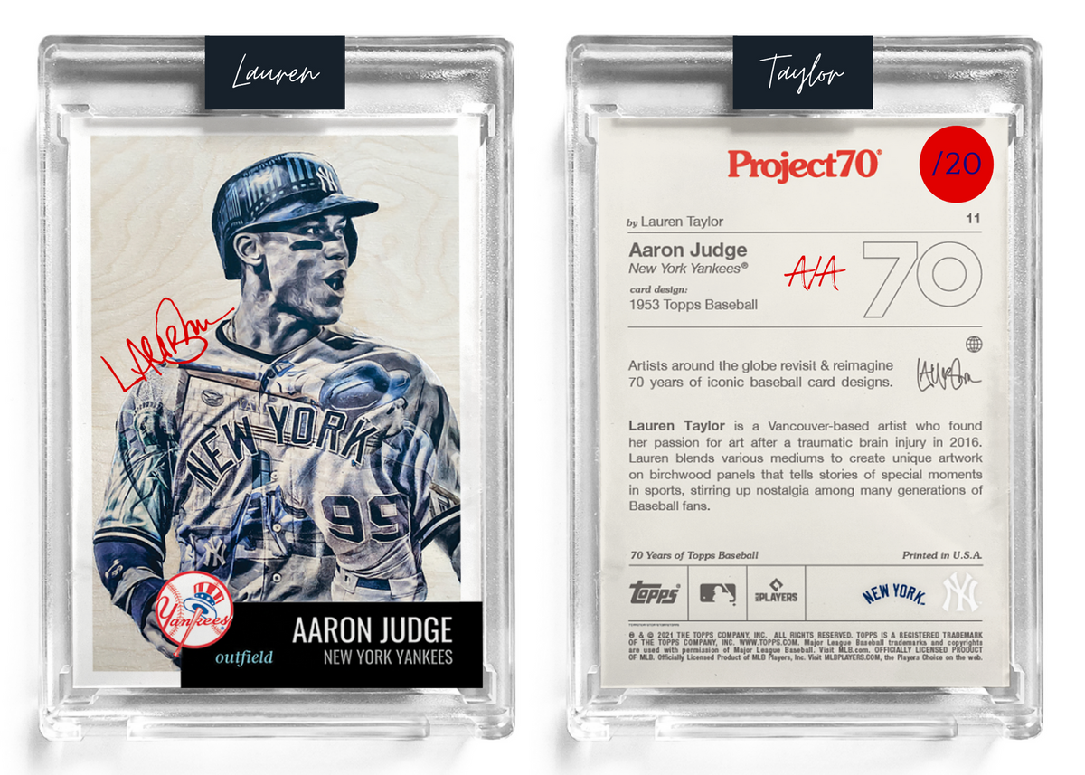 Topps Project70® Baseball Card 697 - 1965 Aaron Judge —