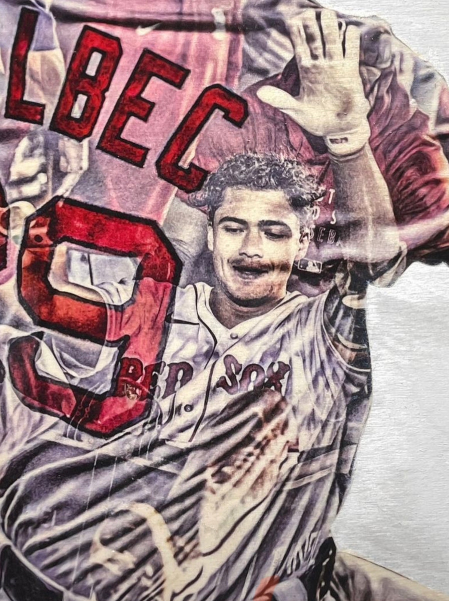 Rinkha Bobby Dalbec Baseball Paper Poster Red Sox T-Shirt