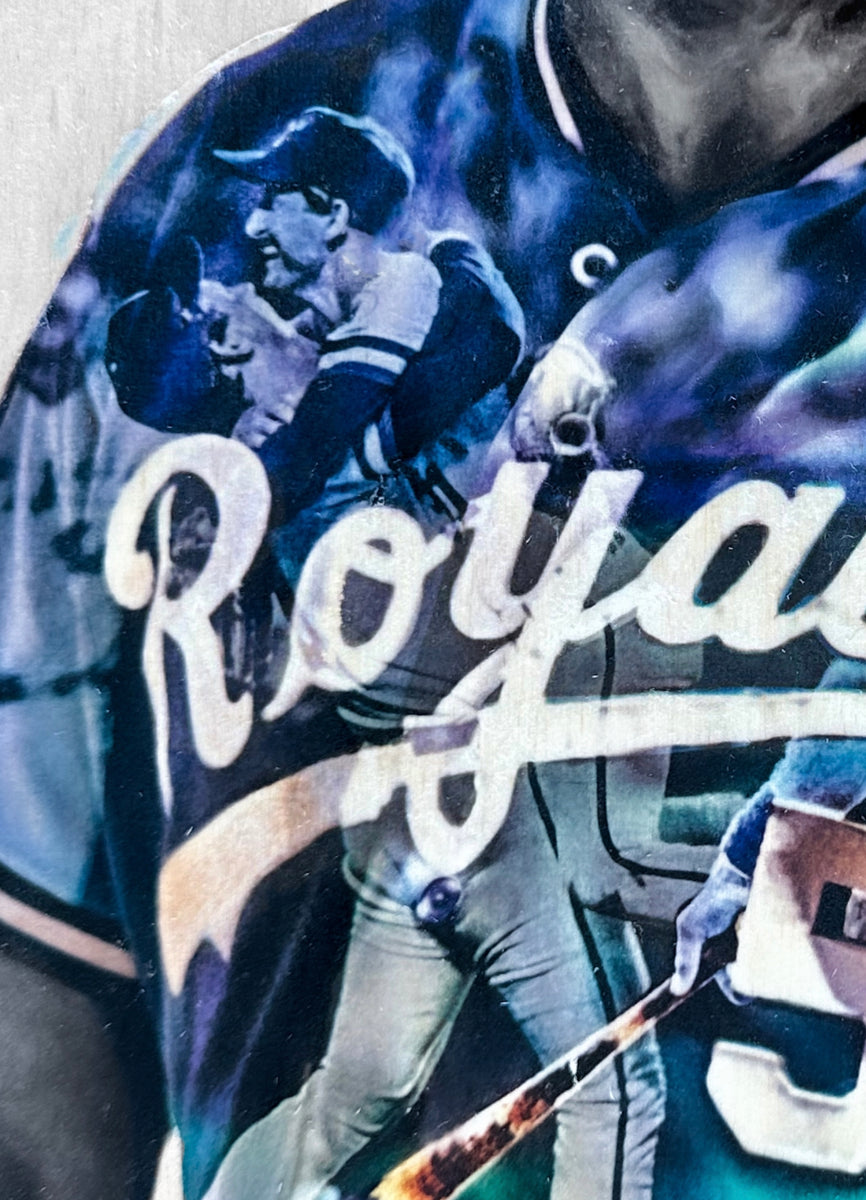 HOF Mullet (George Brett) Kansas City Royals - Officially Licensed M