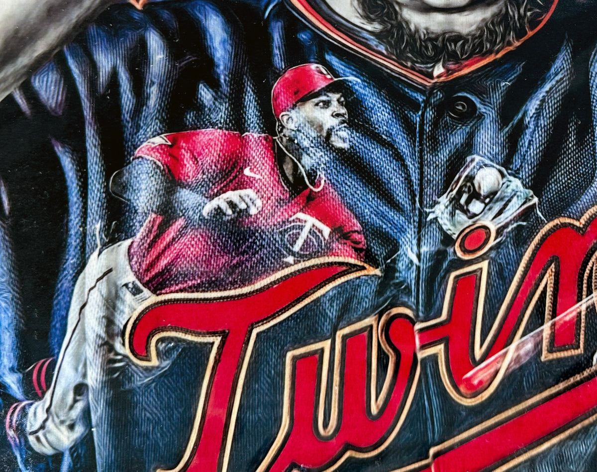 Rinkha Byron Buxton Baseball Edit Tapestries Twins Pin