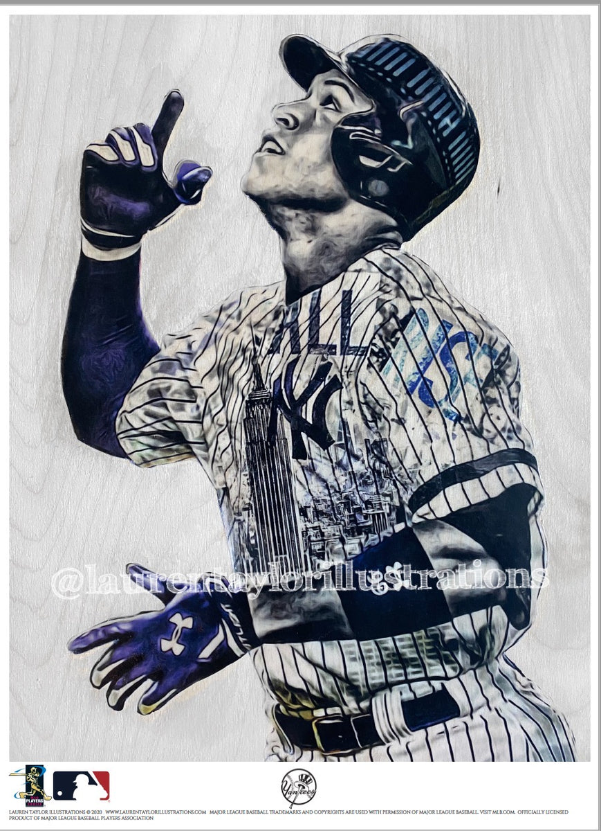 99 (Aaron Judge) New York Yankees - Officially Licensed MLB Print -  SILVER ARTIST SIGNATURE Limited Release /5