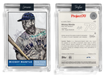 /5 Metallic Silver Artist Signature - Topps Project 70 130pt card #473 by Lauren Taylor - Mickey Mantle