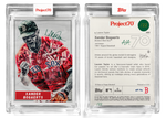 Special Tribute to "Mission22"  /22 Army Green Artist Signature - Topps Project 70 130pt card #658 by Lauren Taylor - Xander Bogaerts