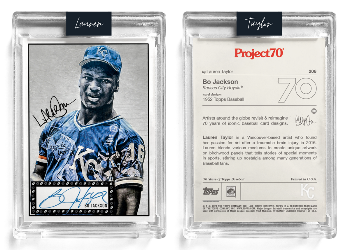 Topps Project70® Card 206 - 1952 Bo Jackson by Lauren Taylor