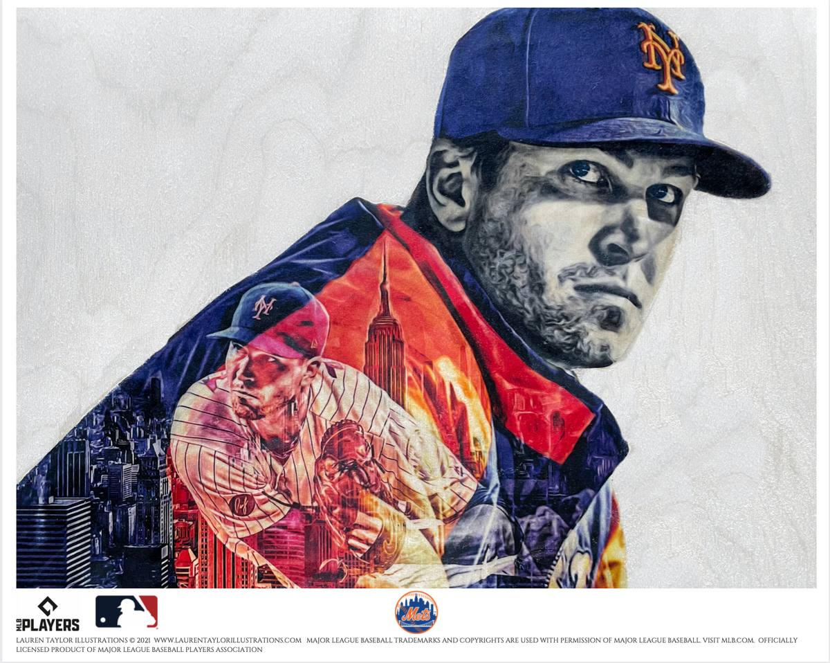 Jacob deGrom Classic New York Mets Official MLB Baseball Poster