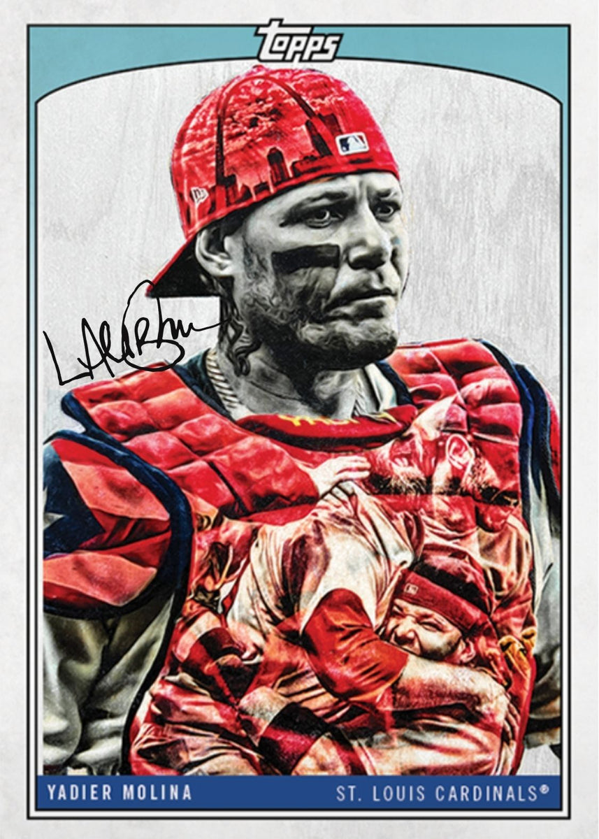 Yadier Molina 2018 Topps Players Weekend LOGO Patch Card #pwp-yml (4697)