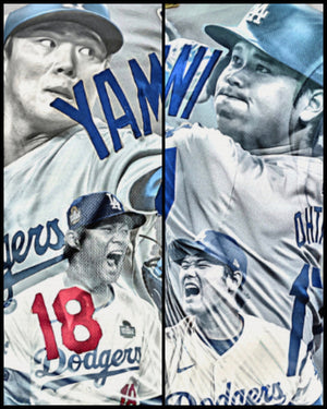 The Nexus of Greatness」(大谷翔平＆山本由伸) ロサンゼルス