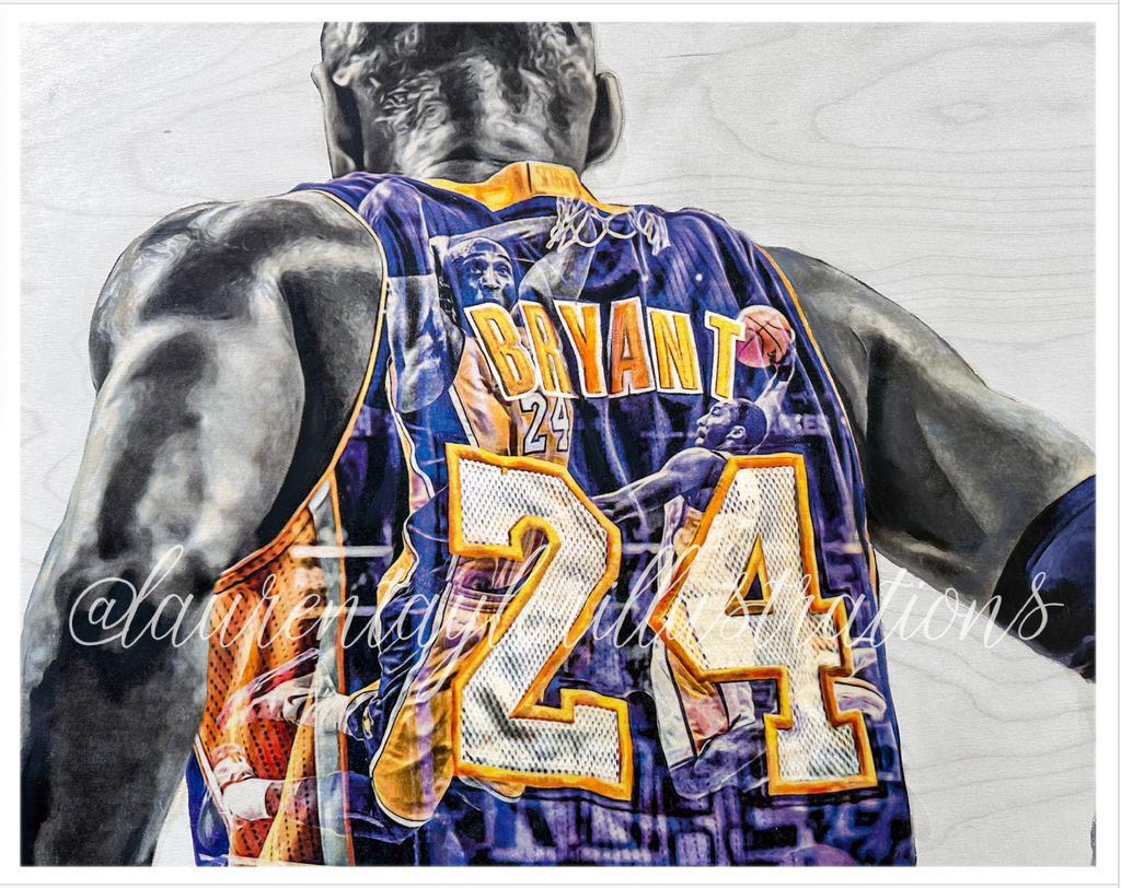 "KOBE" (Kobe Bryant) Los Angeles - Basketball Print