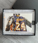 "KOBE" Collectible 4x6 Art Slab - /24 Purple Artist Auto