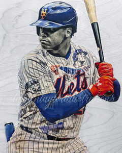 "From the Bronx to Queens" (Juan Soto) New York Mets - 1/1 Original on Birchwood