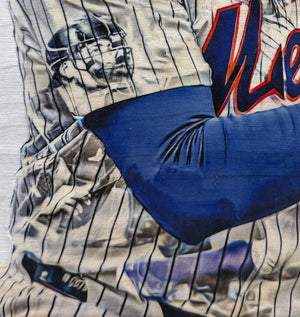 "From the Bronx to Queens" (Juan Soto) New York Mets - 1/1 Original on Birchwood