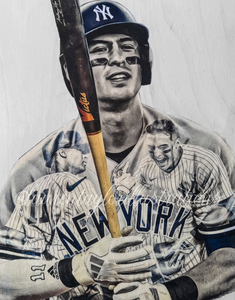 "Volpe” (Anthony Volpe) New York Yankees - 1/1 Original on Birchwood