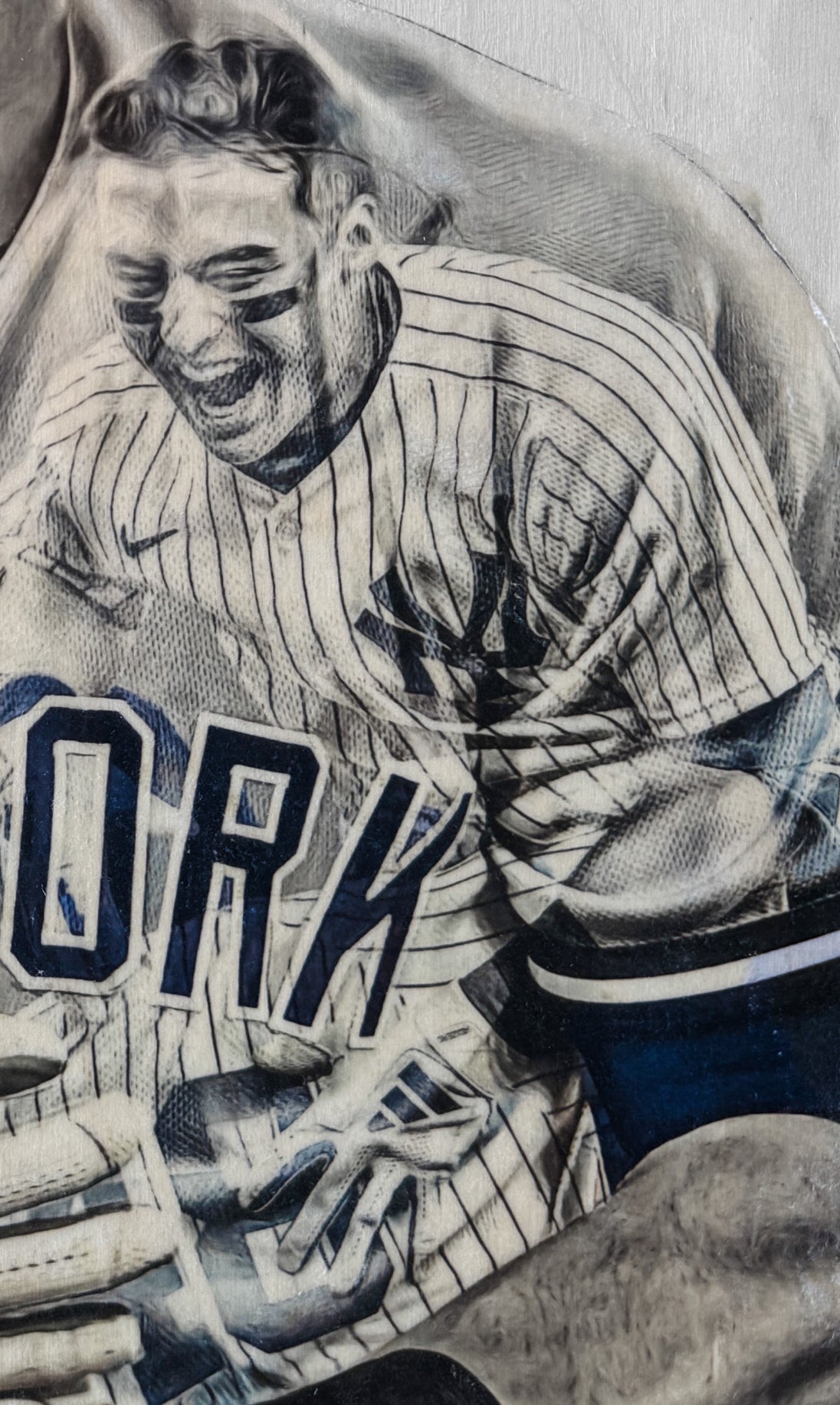 "Volpe” (Anthony Volpe) New York Yankees - 1/1 Original on Birchwood