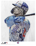 "PCA" (Pete Crow-Armstrong) Chicago Cubs - Officially Licensed MLB Print - Limited Release /200
