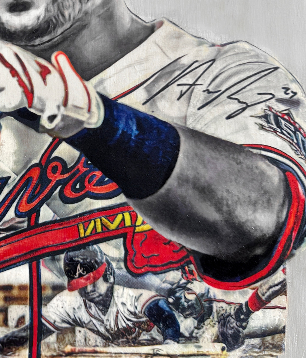 "Ocho" (Austin Riley) Atlanta Braves - Officially Licensed MLB Print - Limited Release /500
