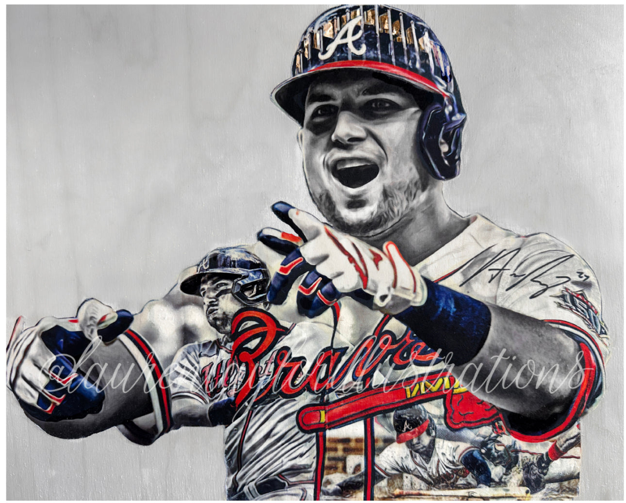 Austin Riley  Atlanta braves wallpaper, Atlanta braves, Braves baseball