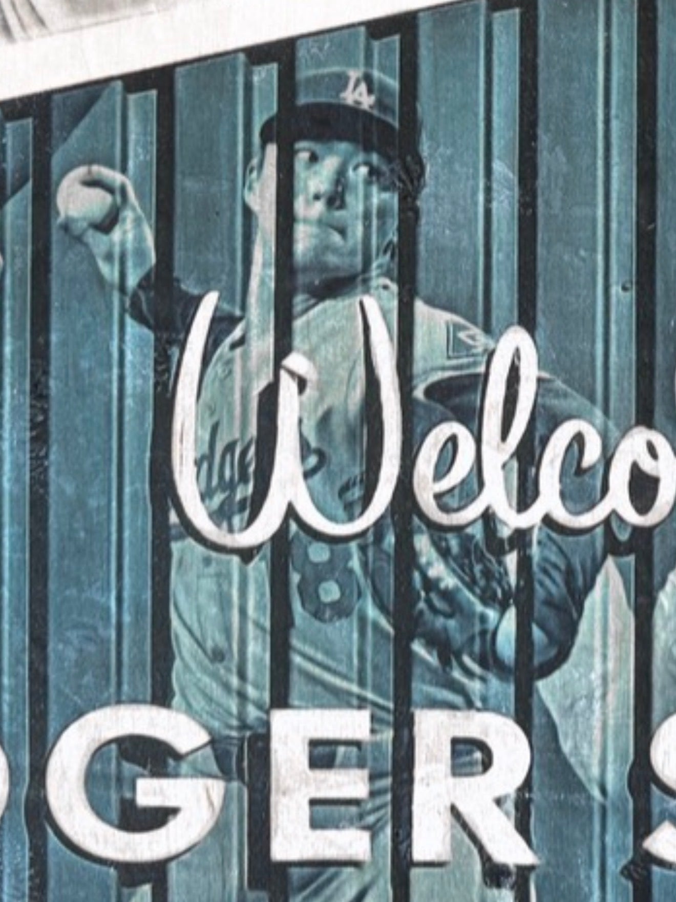 "Aces Wild" (ft. Snell, Yamamoto, Ohtani, Glasnow) Los Angeles Dodgers - Officially Licensed MLB Print - Limited Release METALLIC GOLD ARTIST AUTO 1/1