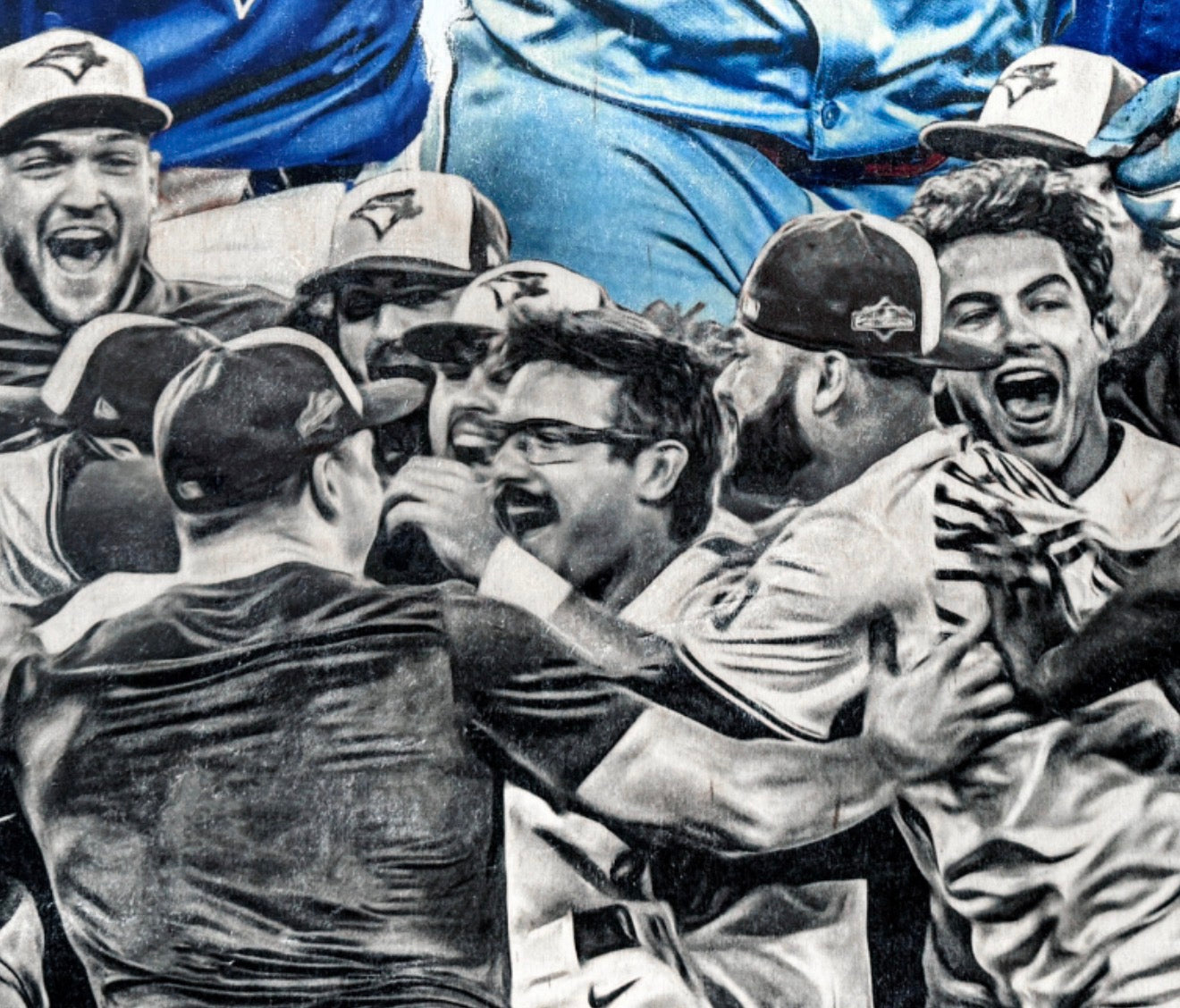 "2025 AL Champs!" (Toronto Blue Jays) ft. Vlad Jr., Springer, Bichette, Yesavage and Barger - Officially Licensed MLB Print - Limited Release /500