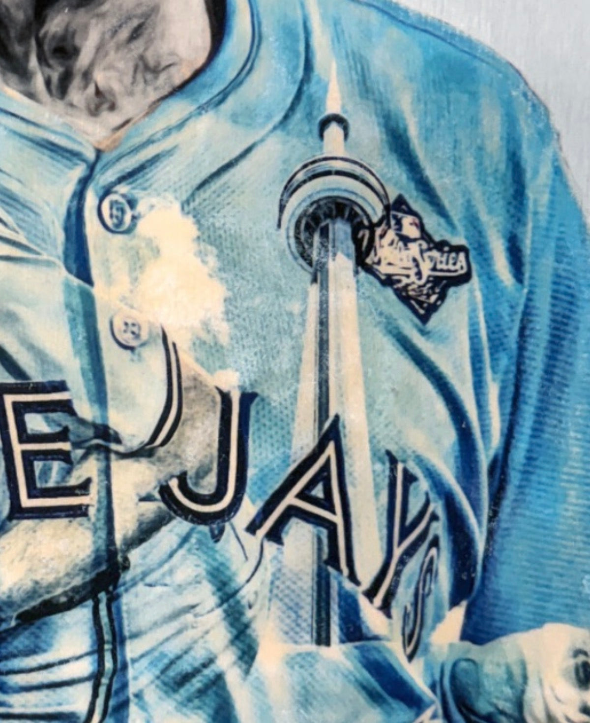 “yeSAVAGE” (Trey Yesavage) Toronto Blue Jays - 1/1 Original on Wood