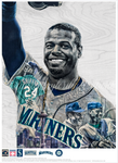 "Junior" (Ken Griffey Jr.) Seattle Mariners - Officially Licensed MLB Print - Limited Release /500