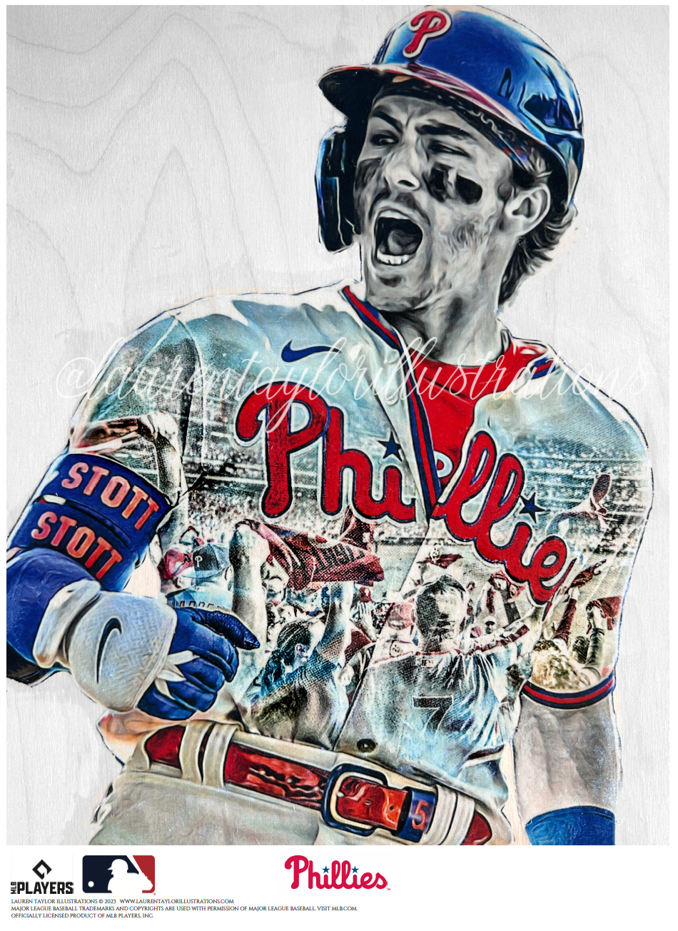 AOK (Bryson Stott) Philadelphia Phillies - Officially Licensed MLB P