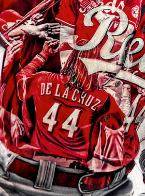 "Elly" (Elly De La Cruz) Cincinnati Reds - Officially Licensed MLB Print - Limited Release /500