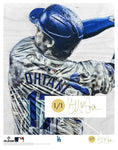 "ShoTime in LA - Part II" (Shohei Ohtani) Los Angeles Dodgers - Officially Licensed MLB Print - Limited Release METALLIC GOLD ARTIST AUTO 1/1