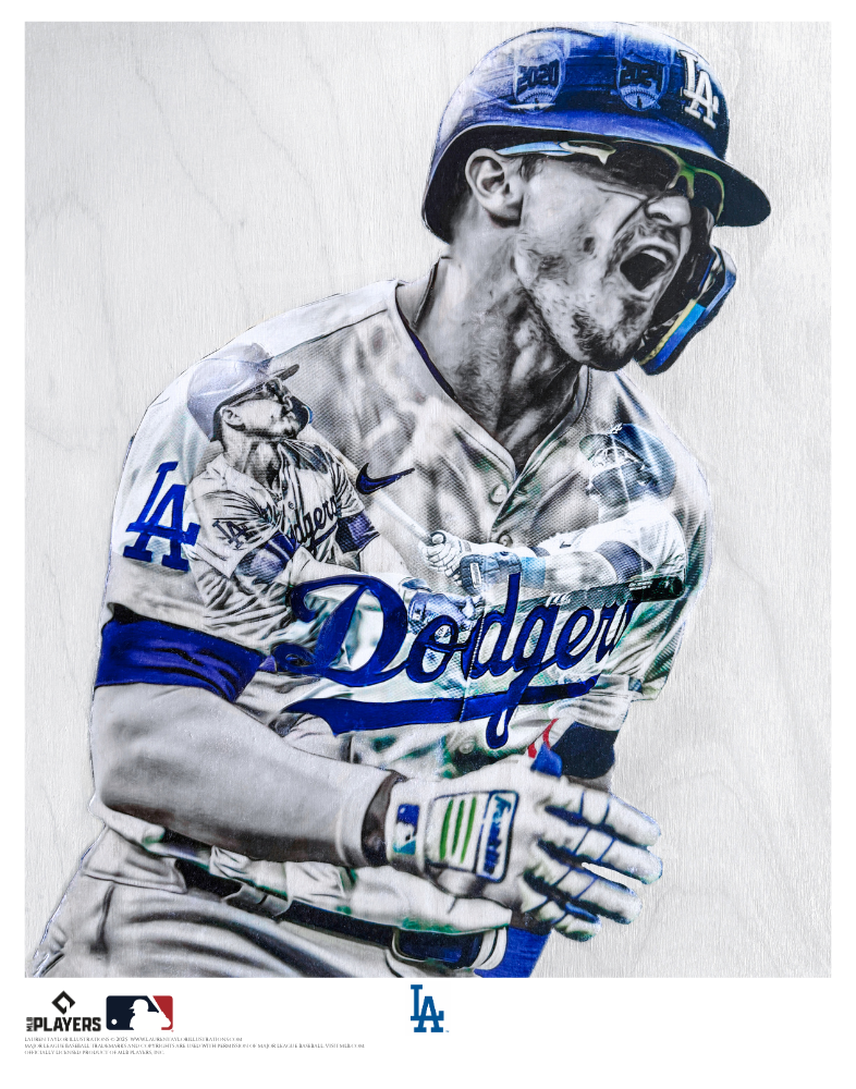 "October Kiké" (Kiké Hernandez) Los Angeles Dodgers - Officially Licensed MLB Print - Limited Release /200