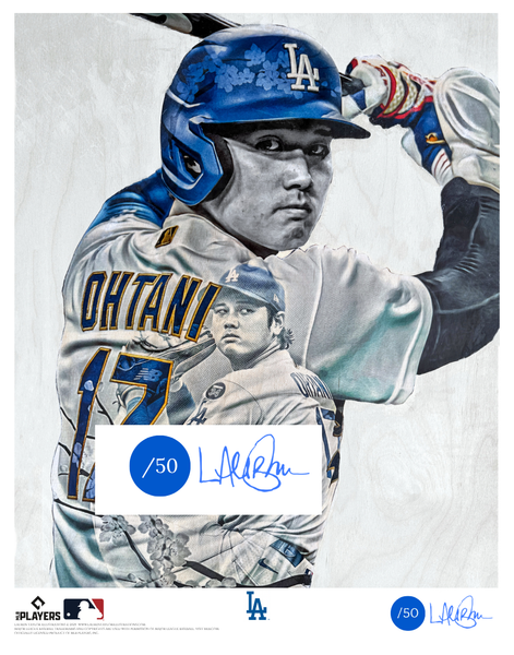 Shohei Ohtani MVP Winner アート作品 LAURENTAYLORILLUSTRATIONS_2024
