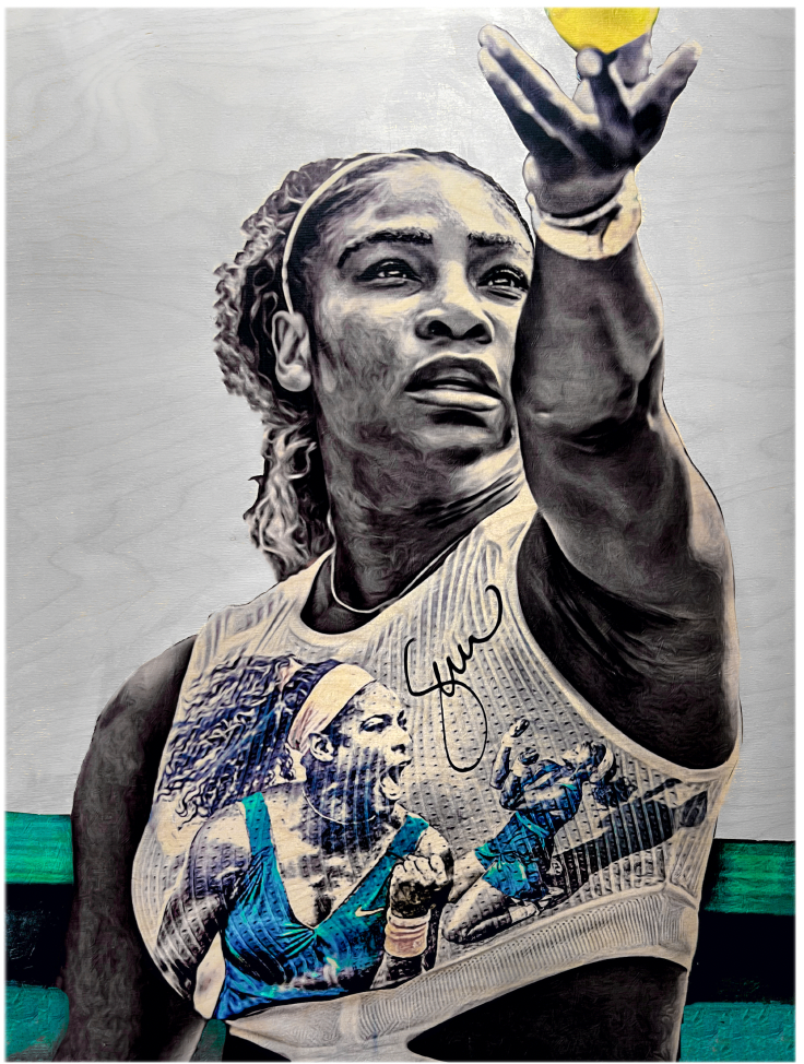 "Serena" - Tennis Print