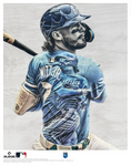 "Bobby Baseball" (Bobby Witt Jr.) Kansas City Royals - Officially Licensed MLB Print - Limited Release /200