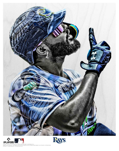 "La Máxima" (Junior Caminero) Tampa Bay Rays - Officially Licensed MLB Print - Limited Release /200