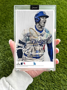 ワールドシリーズ 大谷翔平」MLBプリントコレクタブル 4x6 アート