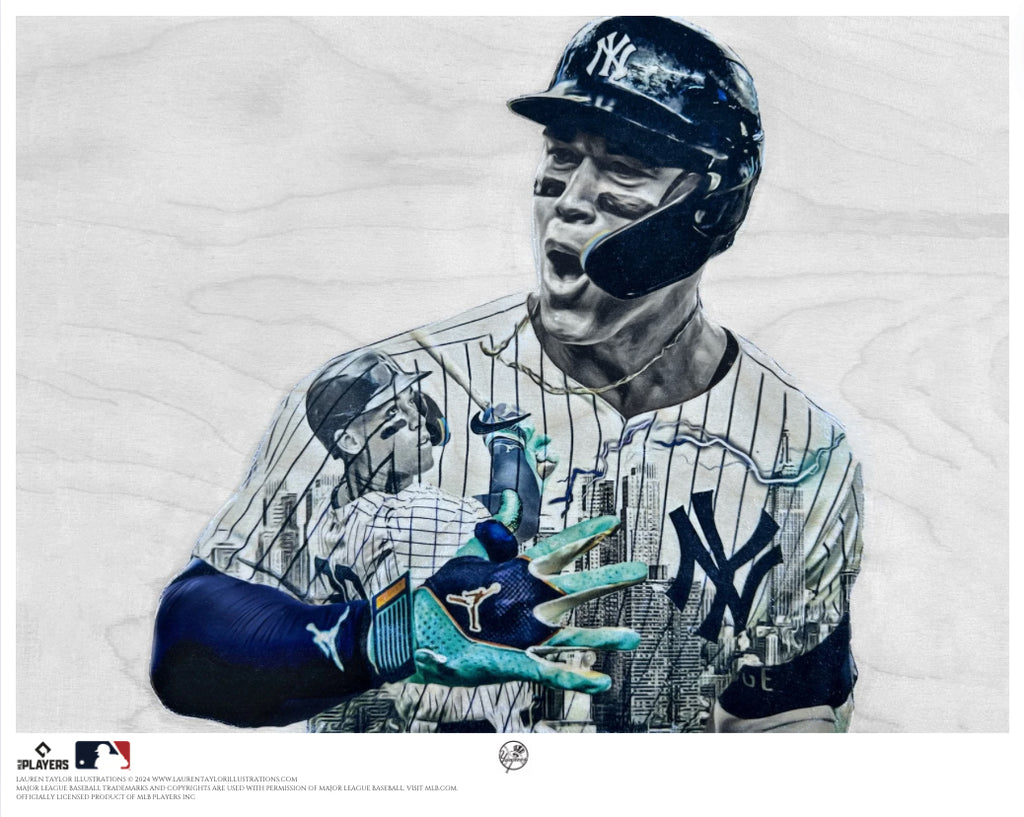 "Judge" (Aaron Judge) New York Yankees - Officially Licensed MLB Print - Limited Release /200