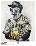 "J. Barrel" (Jackson Merrill) San Diego Padres - Officially Licensed MLB Print - Limited Release /200