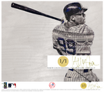 "99" (Aaron Judge) New York Yankees - Officially Licensed MLB Print - GOLD ARTIST SIGNATURE Limited Release /1