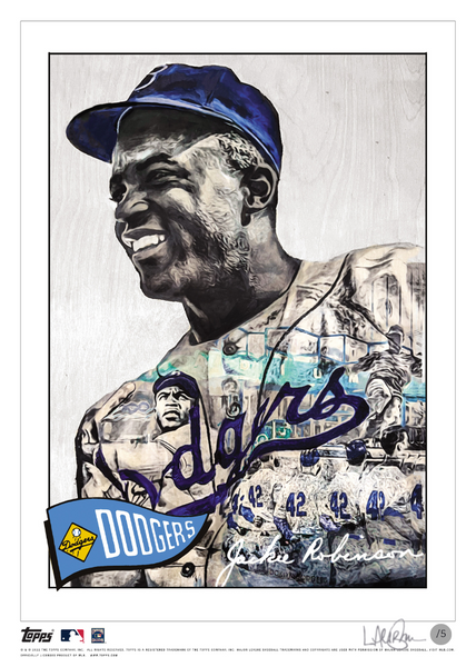 Los Angeles Dodgers Signed Wall Art, Collectible Dodgers Wall Art