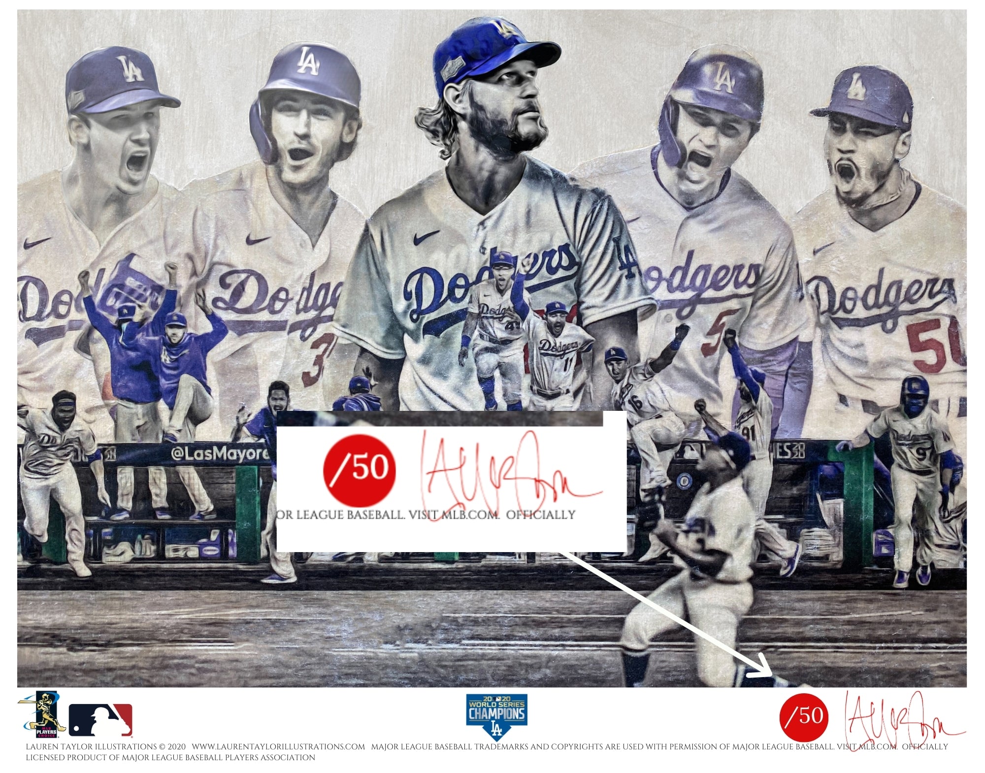 Los Angeles Dodgers Special World Series Commemorative Sports