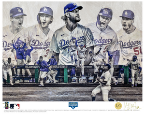 Mlb Baseball Los Angeles Dodgers Dodgers National League Champions