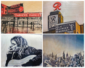 The Great Pacific Northwest Gift Pack! - Pike Place, Rainier Brewery, Kurt Cobain, Mountains