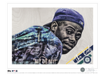 /5 Silver Artist Signature - Topps Wall Art (10x14) of card #309 by Lauren Taylor - Ken Griffey Jr.