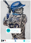 "Welcome to LA" (Mookie Betts) Los Angeles Dodgers - Officially Licensed MLB Print - TEAL SIGNATURE LIMITED RELEASE /20