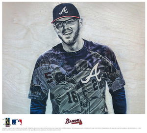 "Freeman" (Freddie Freeman) Atlanta Braves - Officially Licensed MLB Print