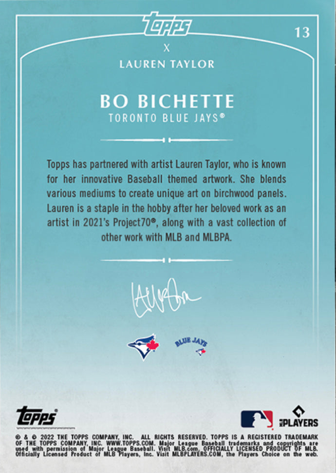 Bo Bichette 2021 Major League Baseball All-Star Game Autographed Jersey