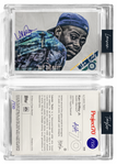 /150 Navy Blue Artist Signature - Ken Griffey Jr. - 130pt Card #309 by Lauren Taylor - Baseball Card